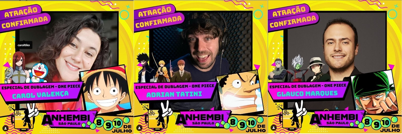 Animes Curiosidades (Dubladores)